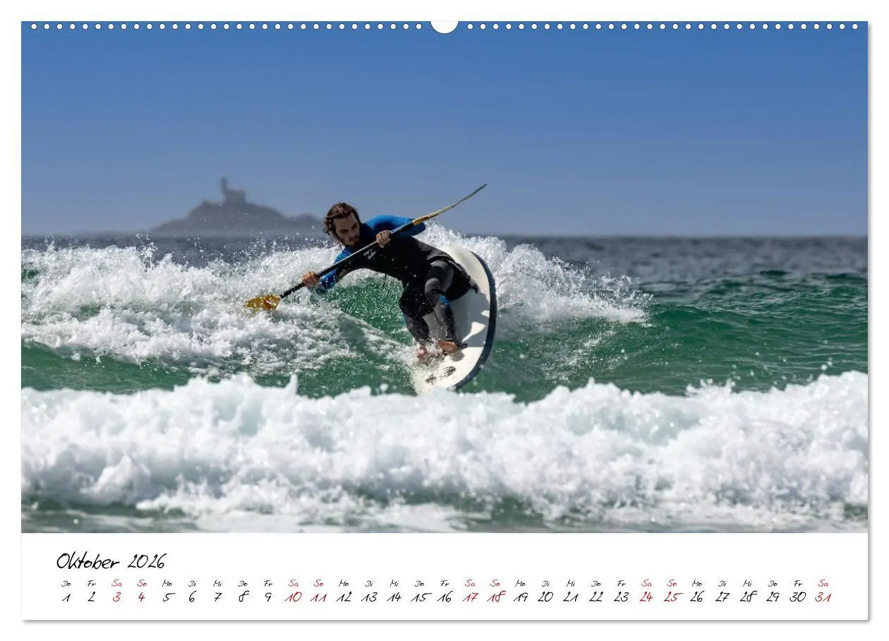 Bild: 9783457421437 | Surfen in der Bretagne (hochwertiger Premium Wandkalender 2026 DIN...
