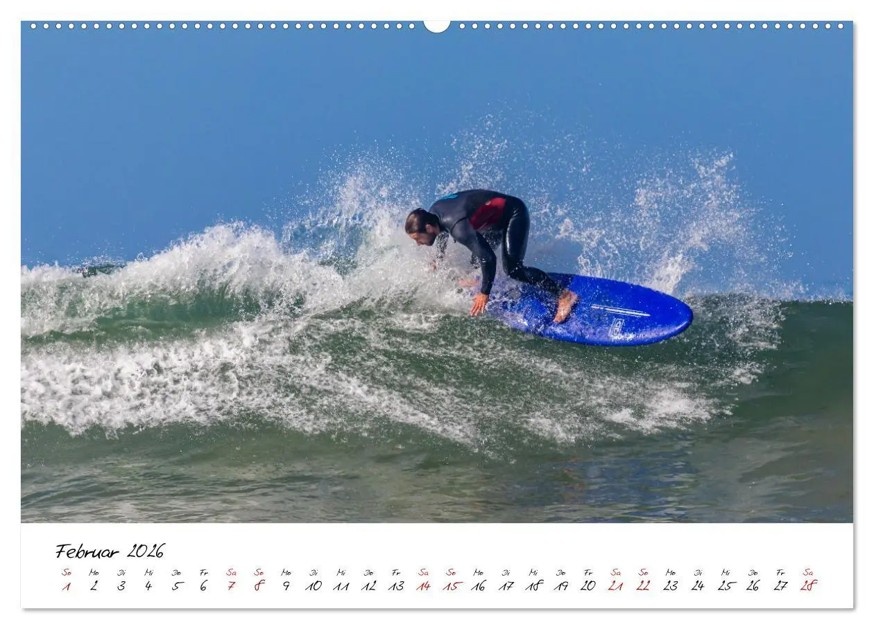 Bild: 9783457421437 | Surfen in der Bretagne (hochwertiger Premium Wandkalender 2026 DIN...