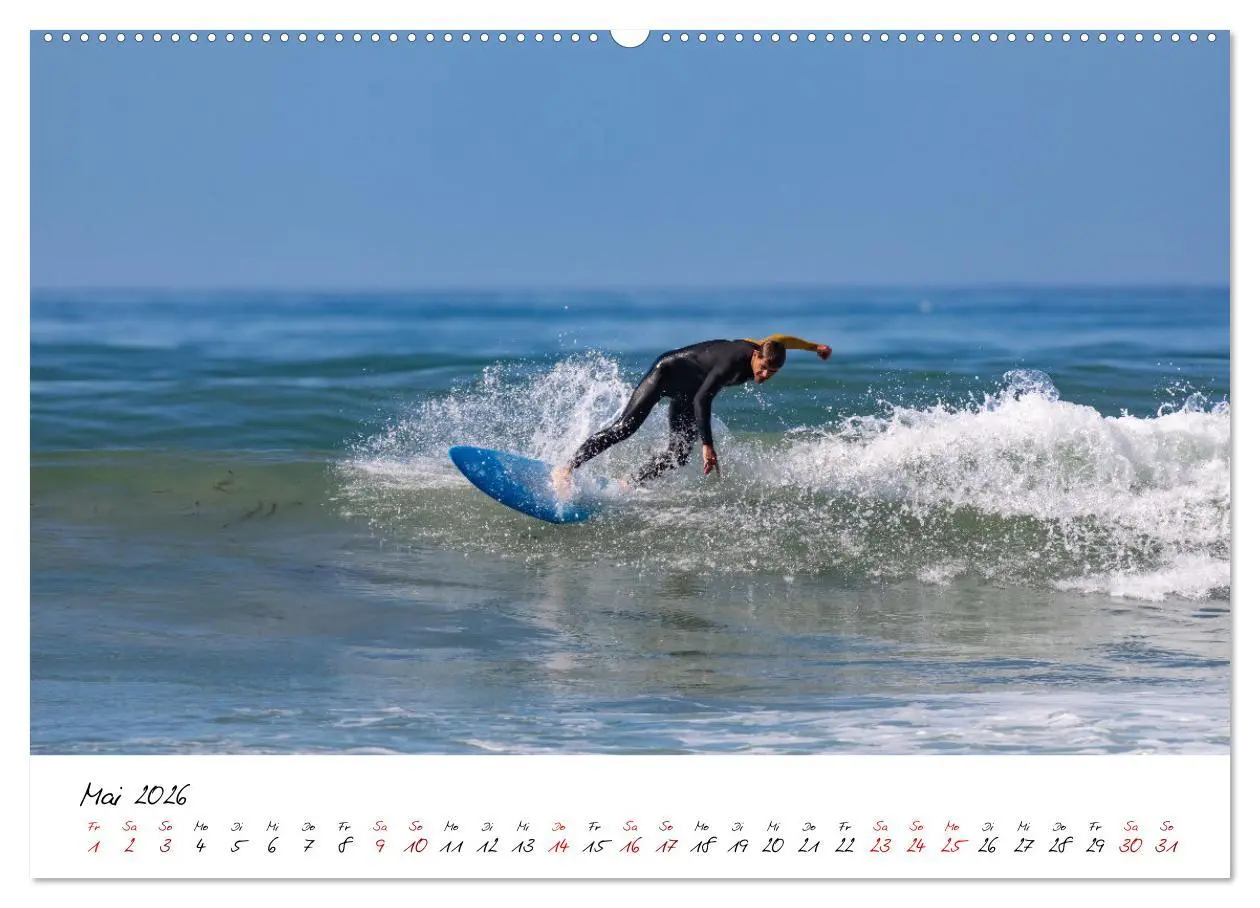 Bild: 9783457421437 | Surfen in der Bretagne (hochwertiger Premium Wandkalender 2026 DIN...