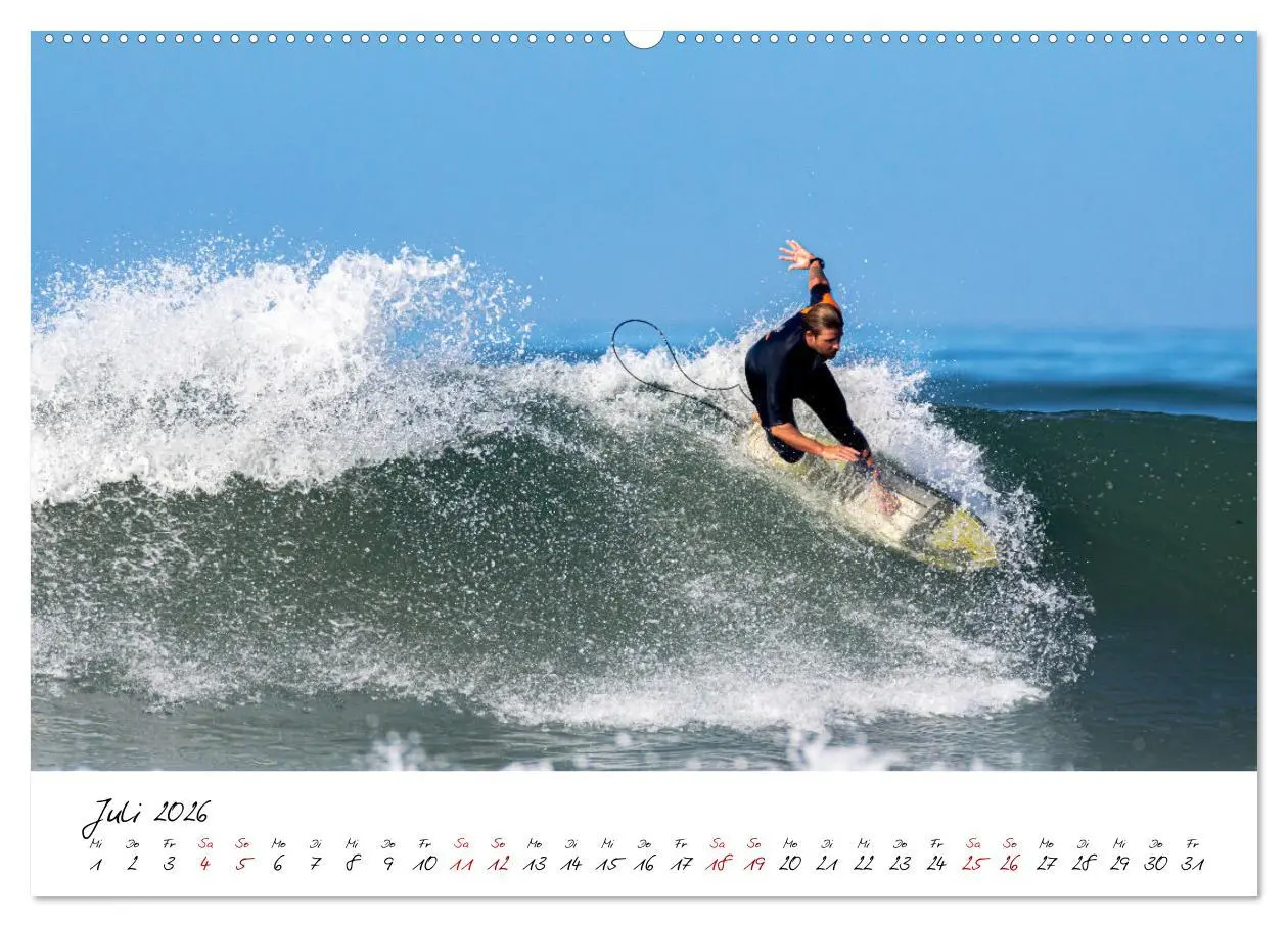 Bild: 9783457421437 | Surfen in der Bretagne (hochwertiger Premium Wandkalender 2026 DIN...