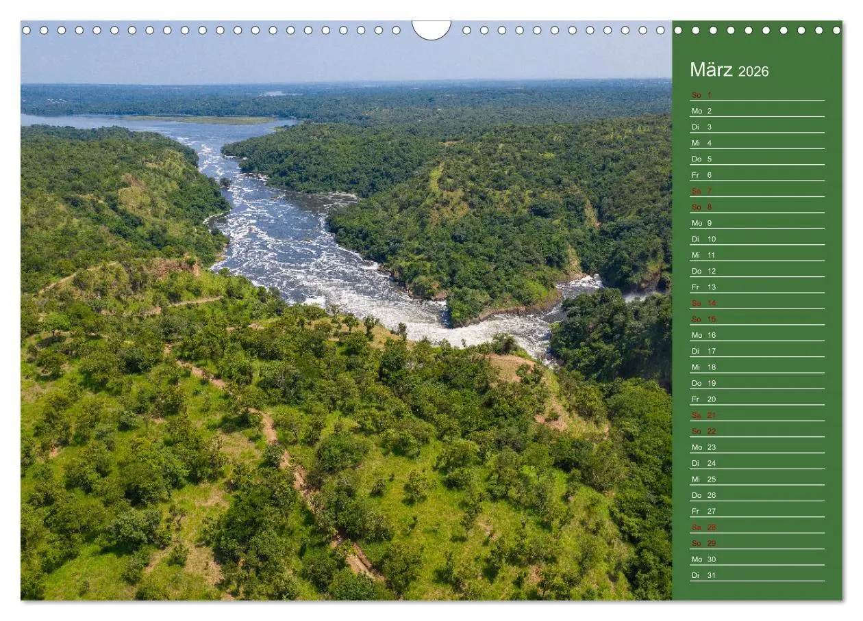 Bild: 9783457591437 | UGANDA - Perle Afrikas (Wandkalender 2026 DIN A3 quer), CALVENDO...