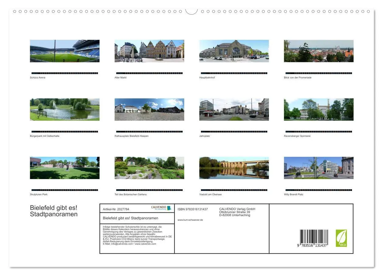 Bild: 9783516131437 | Bielefeld gibt es! Stadtpanoramen (hochwertiger Premium...
