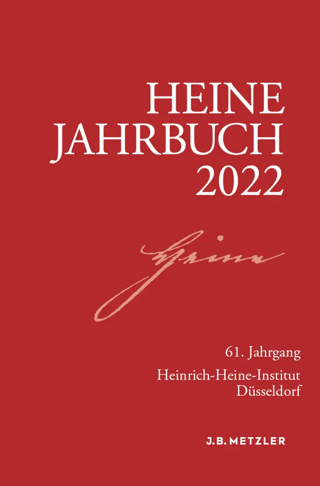Cover: 9783662661437 | Heine-Jahrbuch 2022 | Sabine Brenner-Wilczek | Taschenbuch | x | 2022