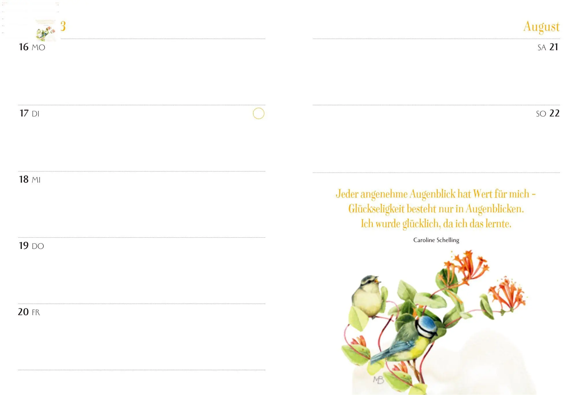 Bild: 4050003971537 | Mein Jahr 2027 - gelb | Marjolein Bastin | Kalender | 144 S. | Deutsch