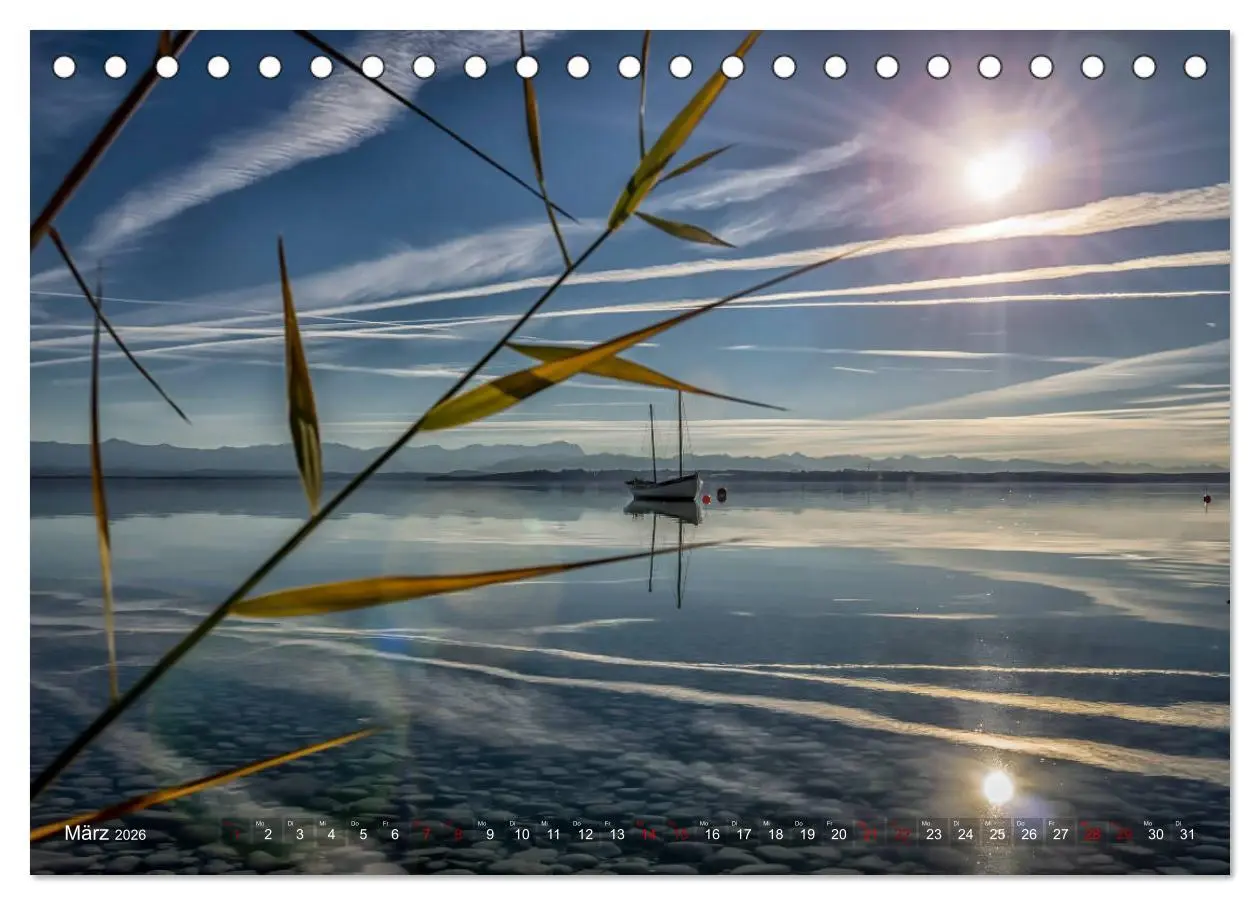 Bild: 9783457891537 | Fünf-Seen-Land (Tischkalender 2026 DIN A5 quer), CALVENDO...