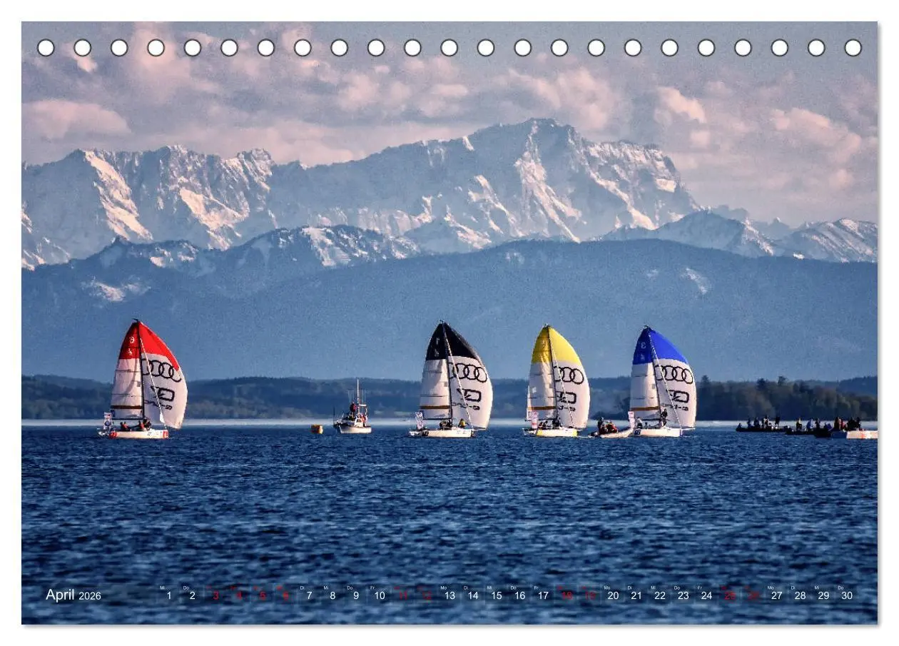 Bild: 9783457891537 | Fünf-Seen-Land (Tischkalender 2026 DIN A5 quer), CALVENDO...