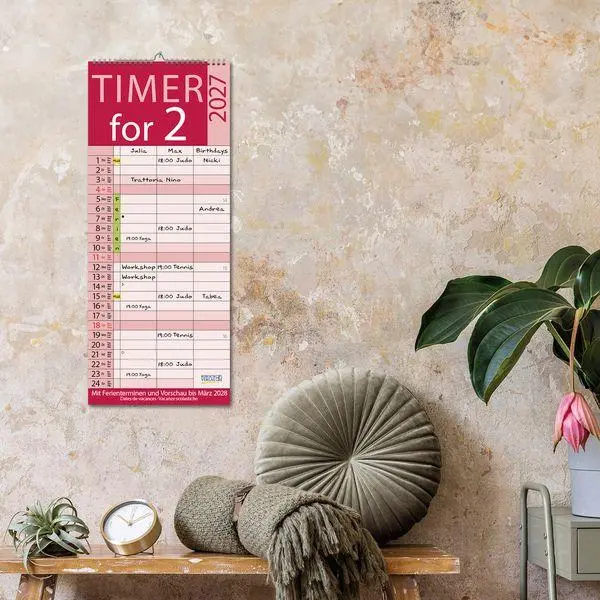 Bild: 9783819301537 | Timer for 2 Lifestyle 2027 | Verlag Korsch | Kalender | 14 S. | 2027