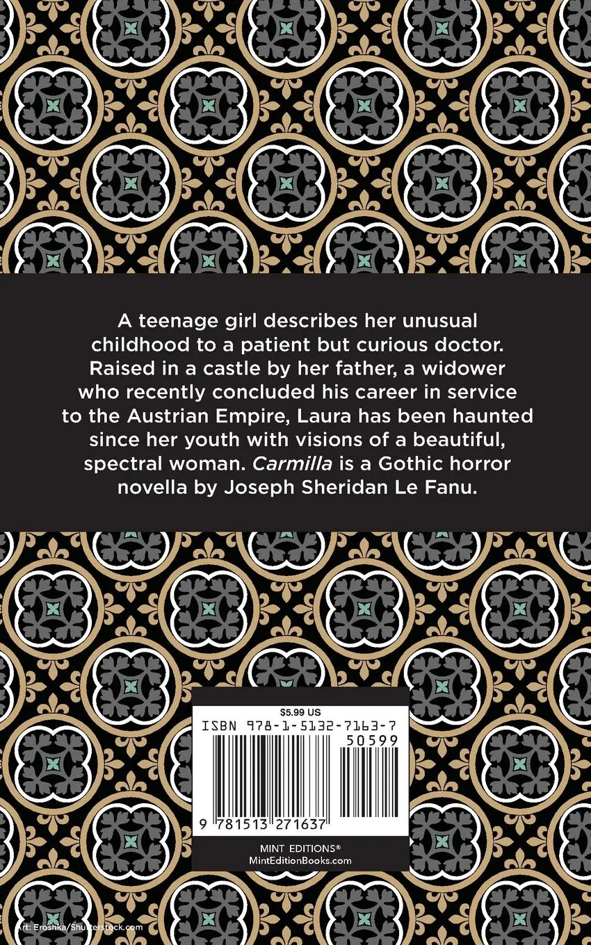 Rückseite: 9781513271637 | Carmilla | Joseph Sheridan Le Fanu | Taschenbuch | Englisch | 2021