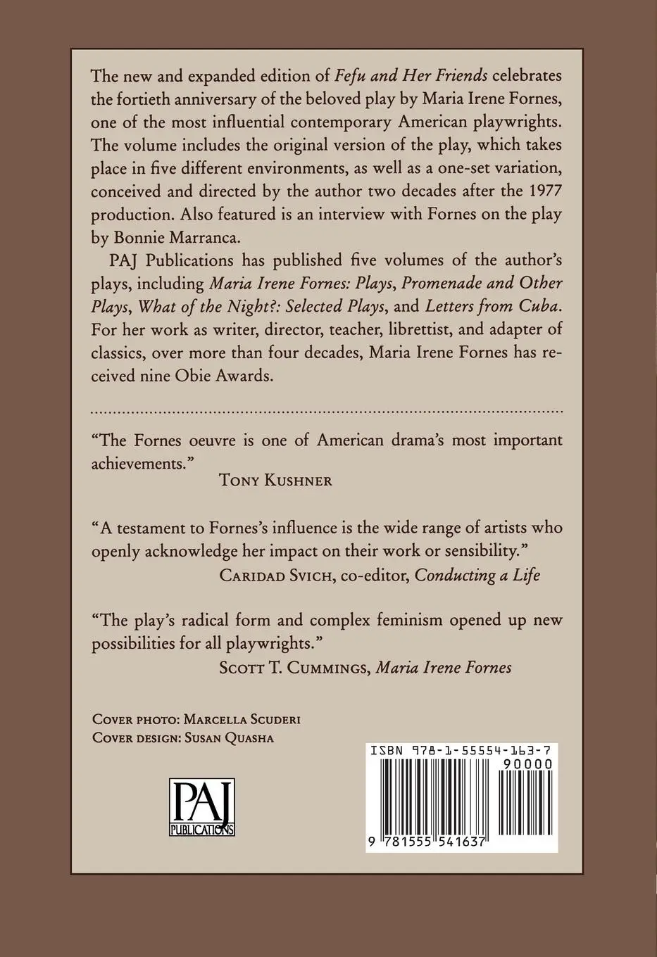 Rückseite: 9781555541637 | Fefu and Her Friends | New, Expanded Edition | María Irene Fornés