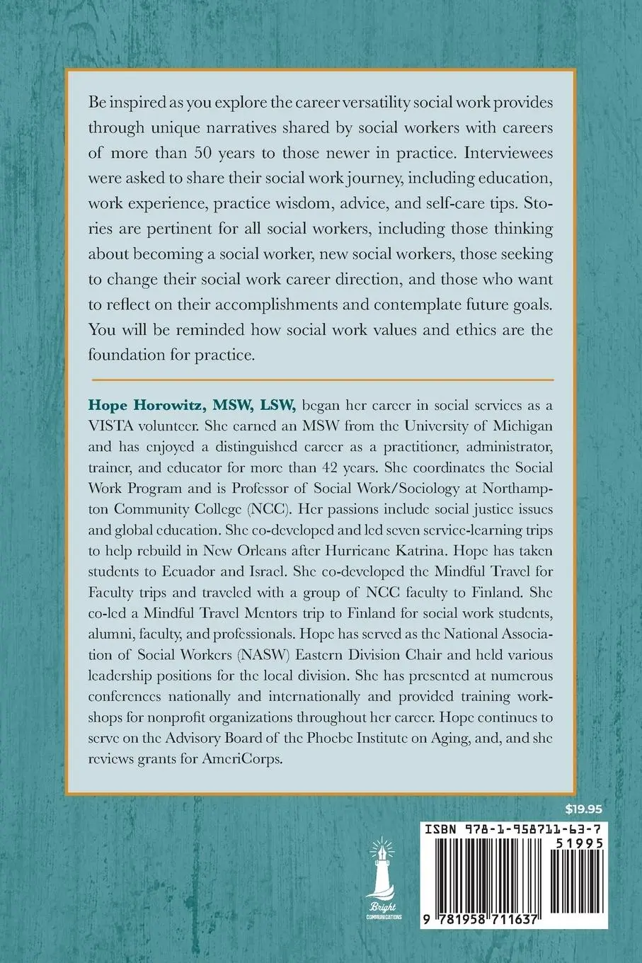 Rückseite: 9781958711637 | Social Work Narratives | Career Pathways and Practice Wisdom | Buch