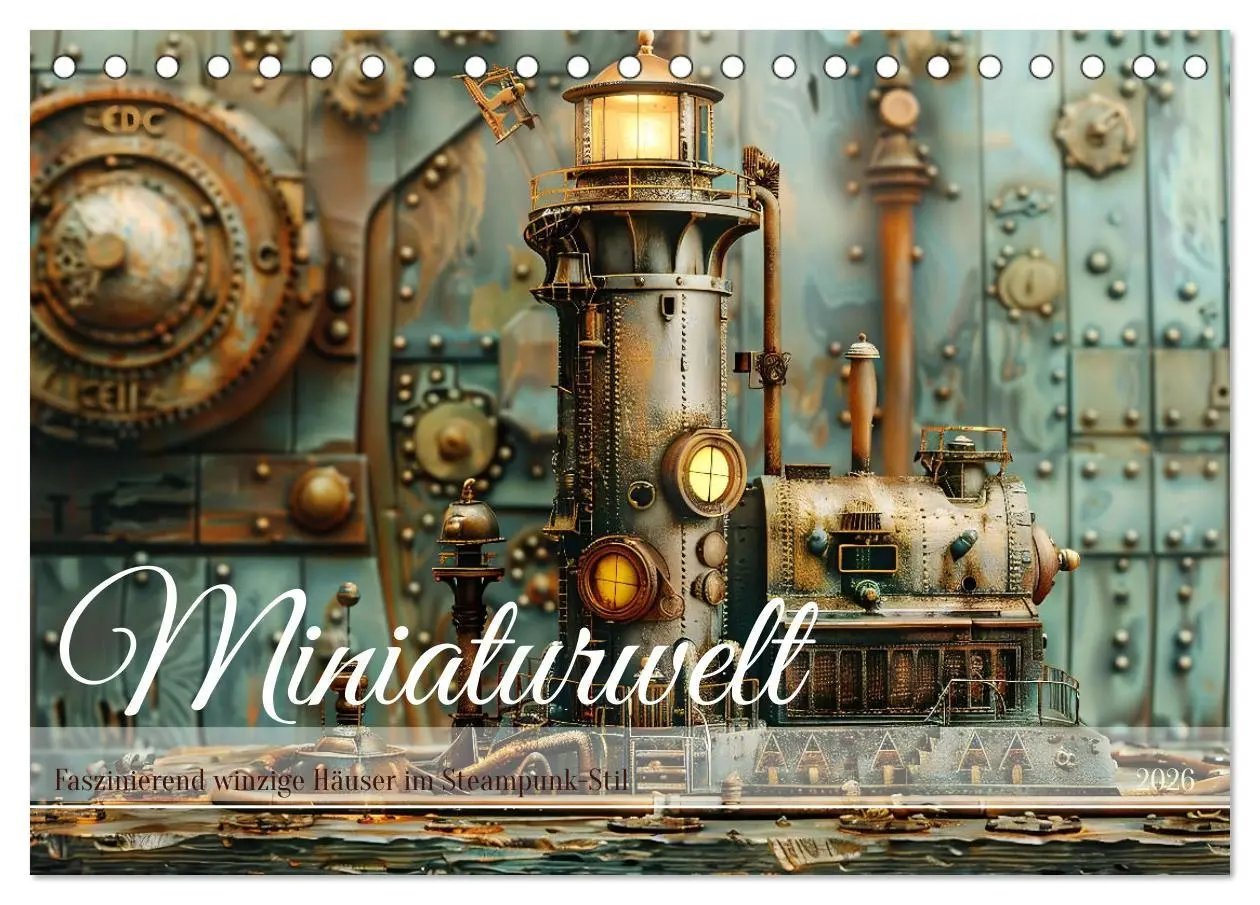 Cover: 9783457401637 | Miniaturwelt Faszinierend winzige Häuser im Steampunk-Stil...