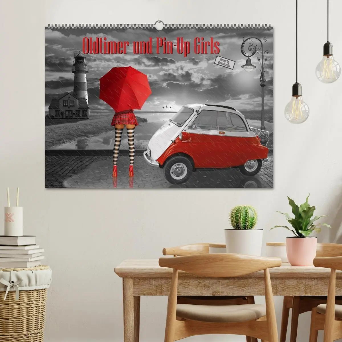 Bild: 9783457951637 | Oldtimer und Pin-Up Girls by Mausopardia (Wandkalender 2026 DIN A2...