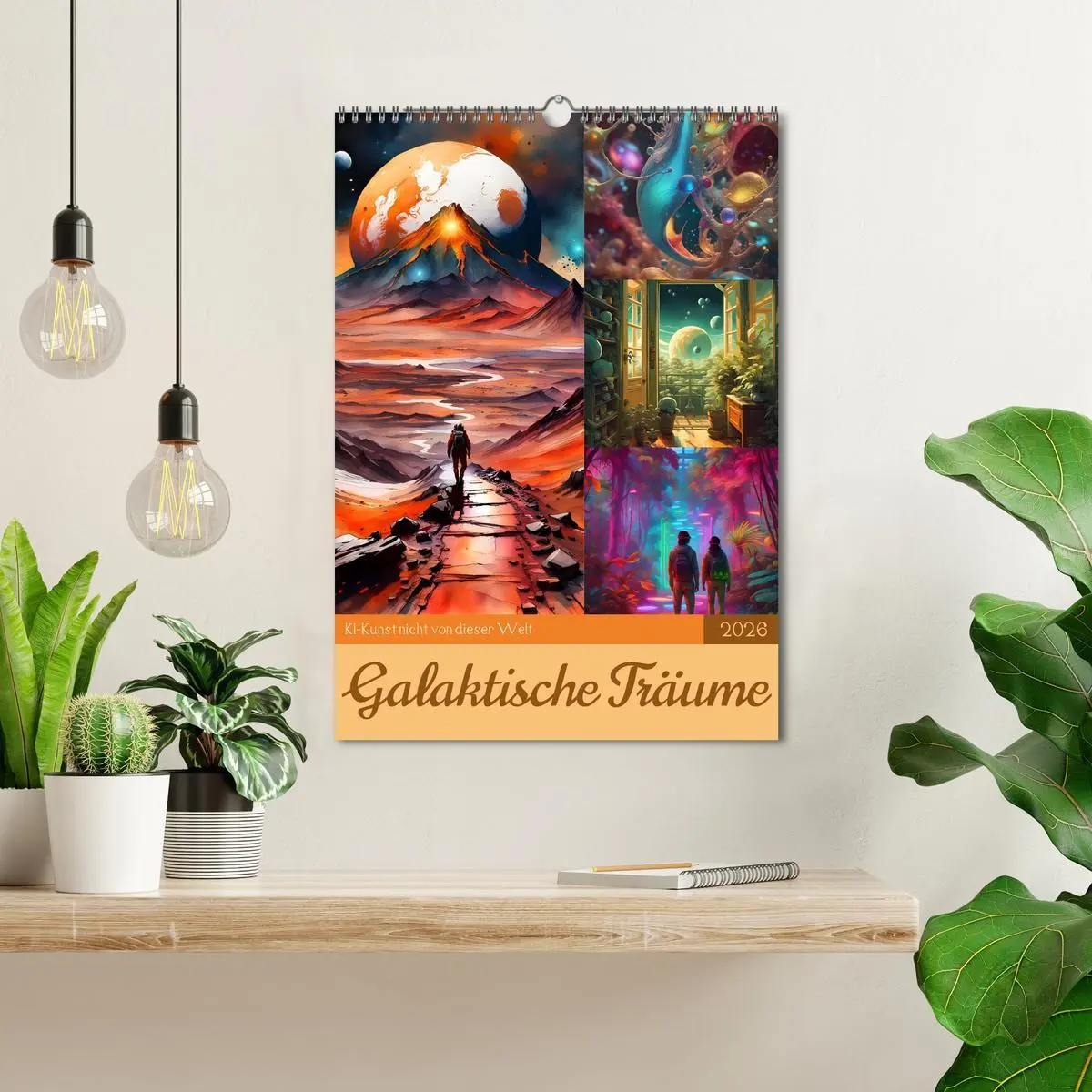 Bild: 9783516281637 | Galaktische Träume (Wandkalender 2026 DIN A3 hoch), CALVENDO...
