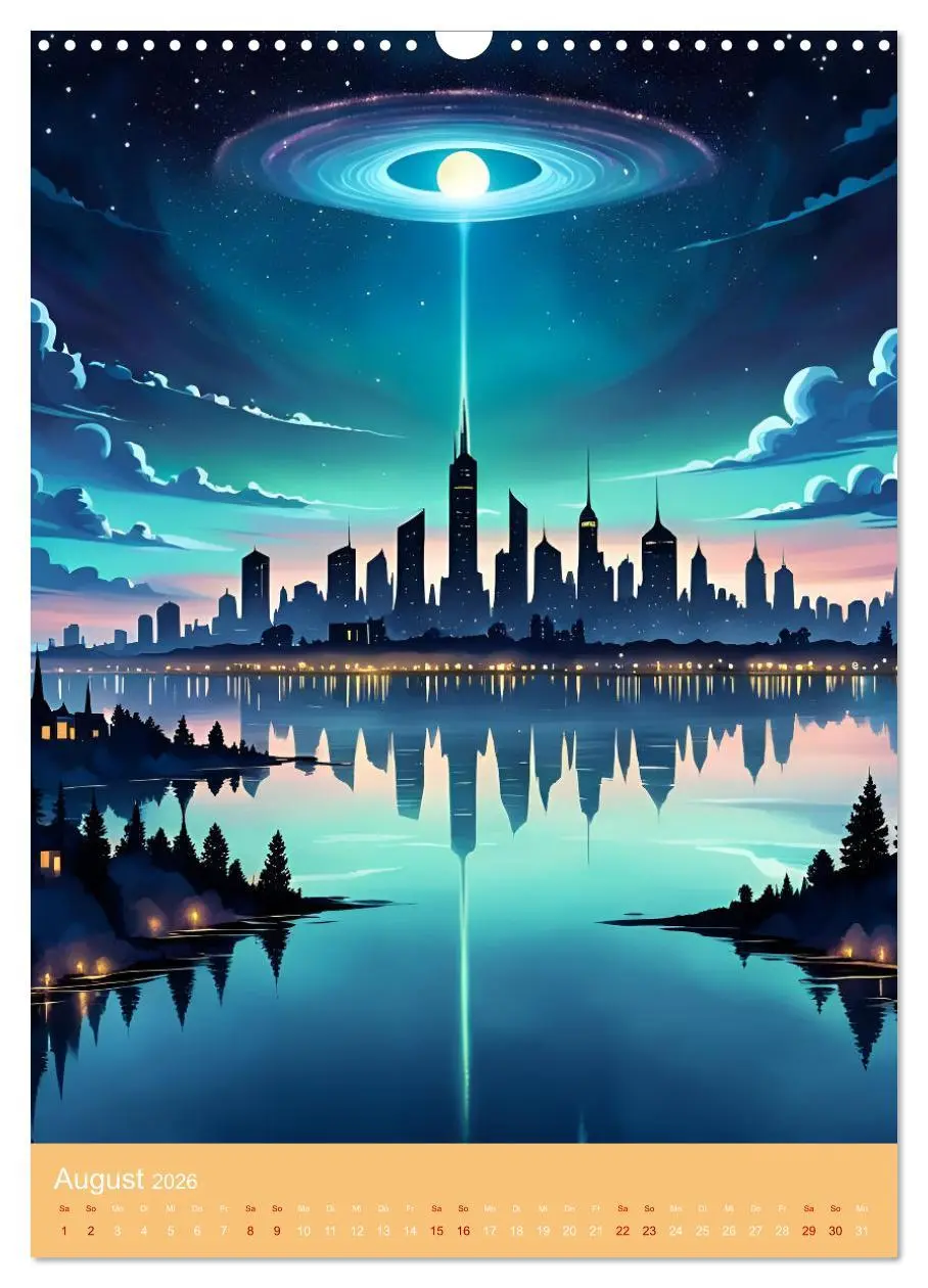 Bild: 9783516281637 | Galaktische Träume (Wandkalender 2026 DIN A3 hoch), CALVENDO...