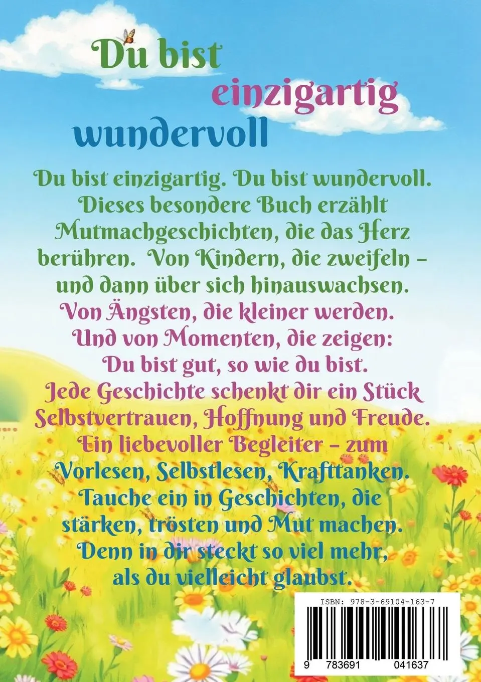 Rückseite: 9783691041637 | Du bist einzigartig wundervoll - Mutmachgeschichten für Jungen und...