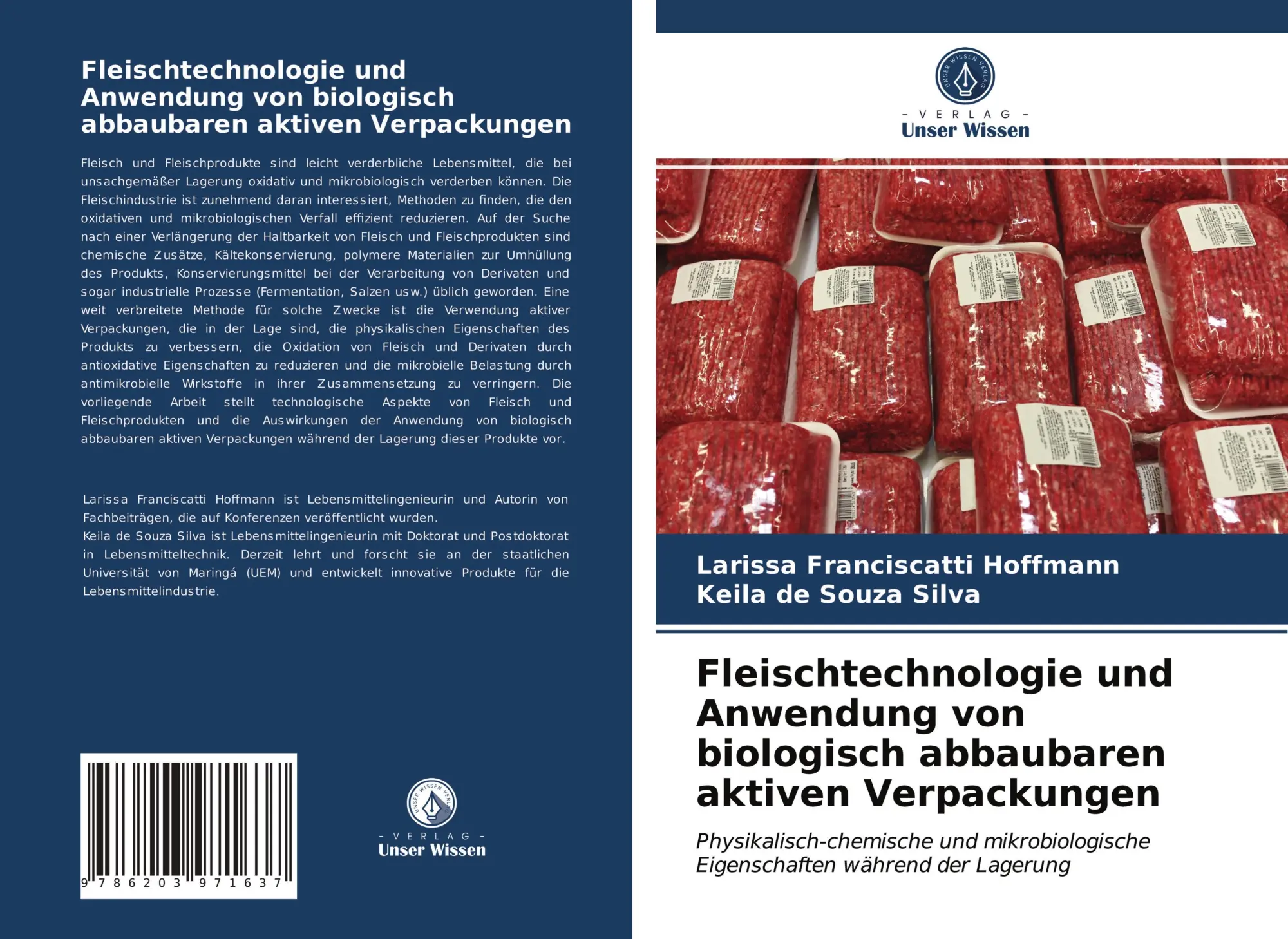 Cover: 9786203971637 | Fleischtechnologie und Anwendung von biologisch abbaubaren aktiven...