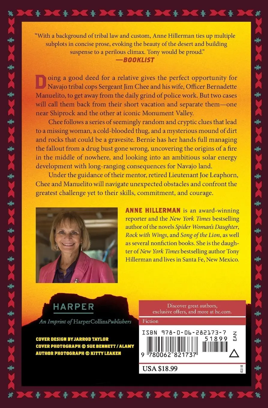 Rückseite: 9780062821737 | Rock with Wings | A Leaphorn, Chee &amp; Manuelito Novel | Anne Hillerman