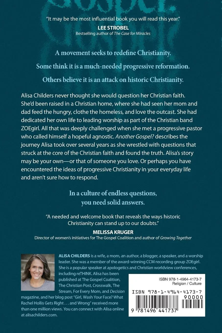 Rückseite: 9781496441737 | Another Gospel? | Alisa Childers (u. a.) | Taschenbuch | Englisch