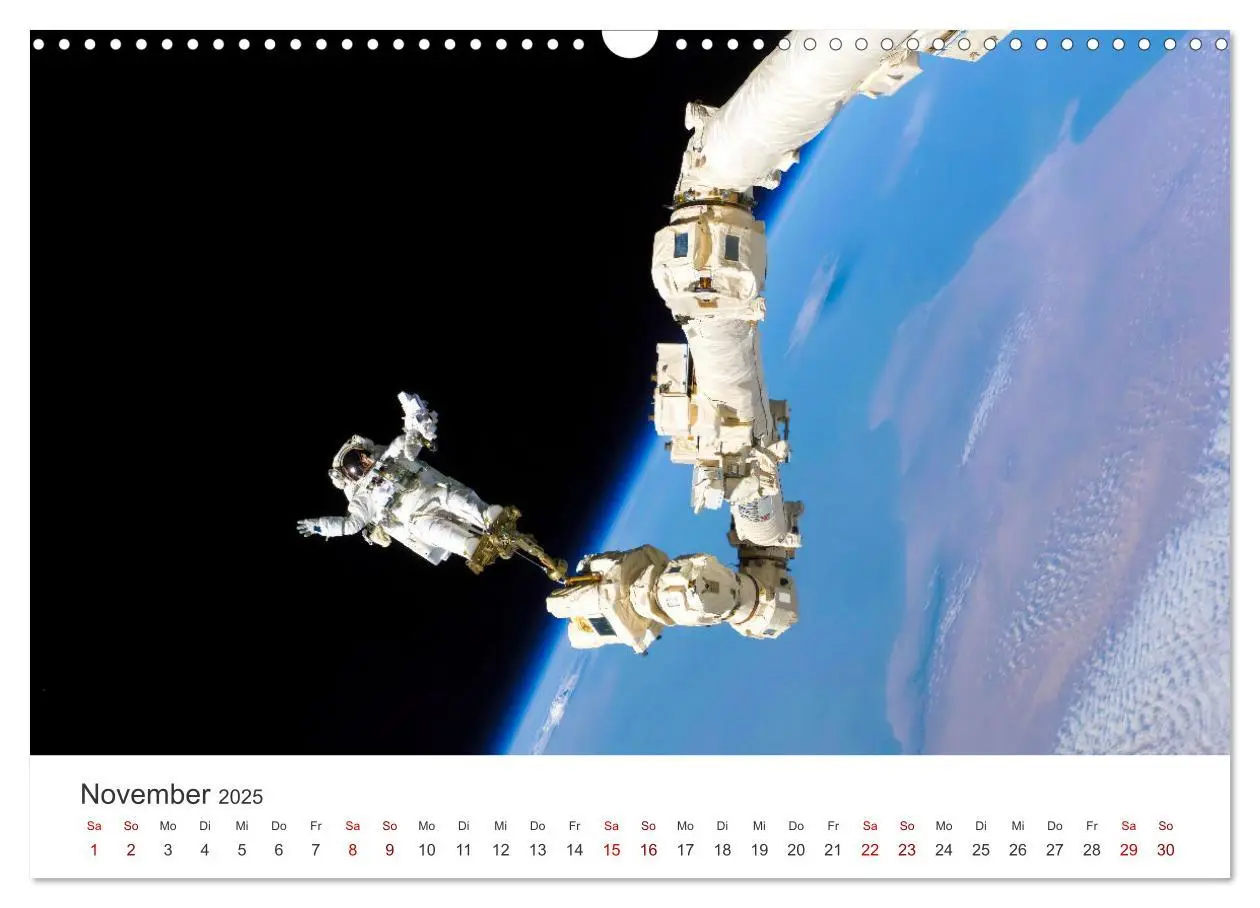 Bild: 9783457181737 | Astronauten - Menschen im Weltall (Wandkalender 2025 DIN A3 quer),...