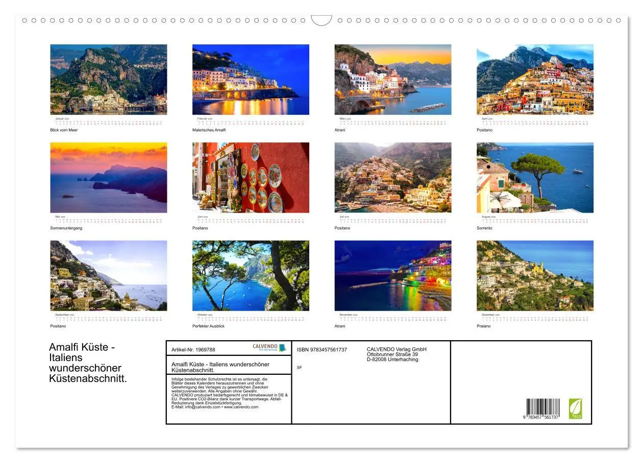 Bild: 9783457561737 | Amalfi Küste - Italiens wunderschöner Küstenabschnitt....