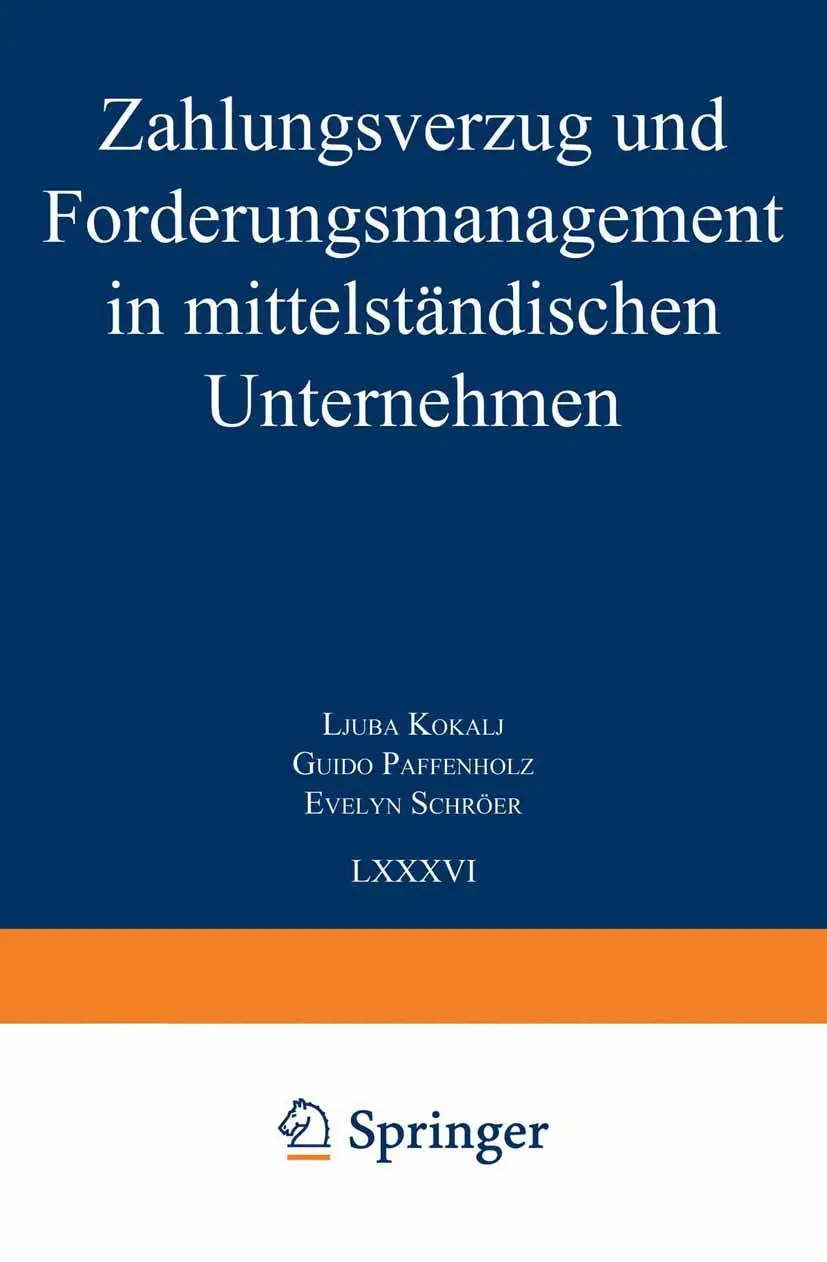 Cover: 9783824471737 | Zahlungsverzug und Forderungsmanagement in mittelständischen...