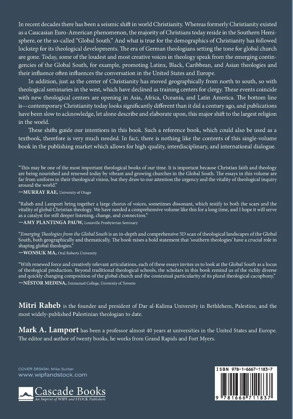 Rückseite: 9781666711837 | Emerging Theologies from the Global South | Mitri Raheb (u. a.) | Buch