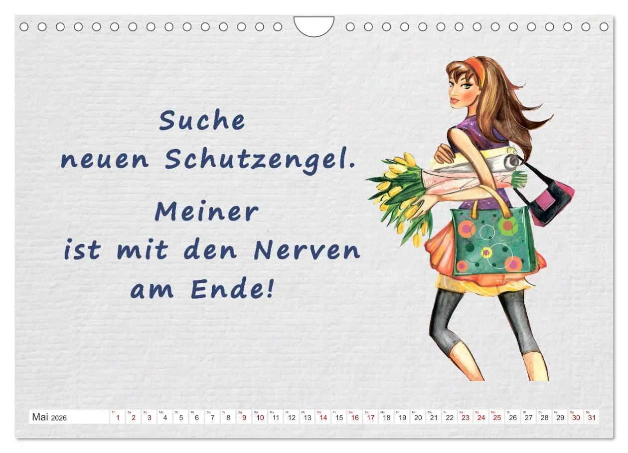 Bild: 9783457551837 | Frech aber ehrlich (Wandkalender 2026 DIN A4 quer), CALVENDO...