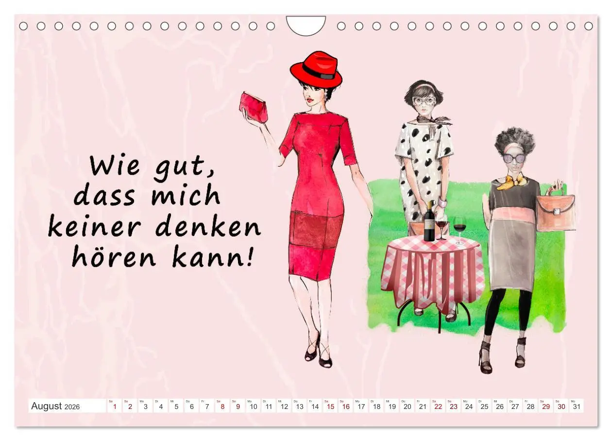 Bild: 9783457551837 | Frech aber ehrlich (Wandkalender 2026 DIN A4 quer), CALVENDO...