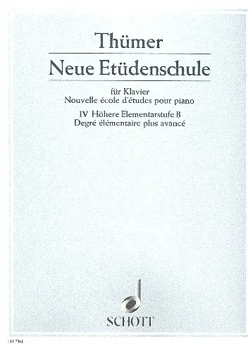 Cover: 9790001031837 | Neue Etudenschule 4 | Otto Thuemer | Buch | Schott Music