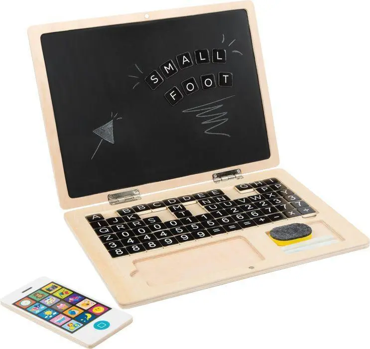 Cover: 4020972111937 | Holz-Laptop mit Magnet-Tafel | small foot | 11193 | Deutsch | 2023