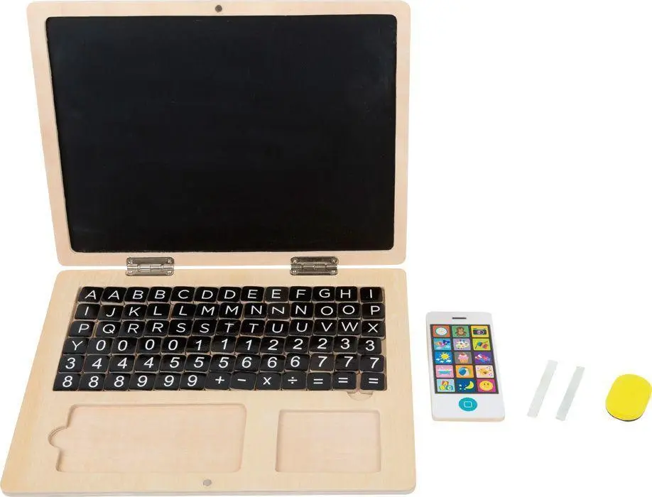 Bild: 4020972111937 | Holz-Laptop mit Magnet-Tafel | small foot | 11193 | Deutsch | 2023