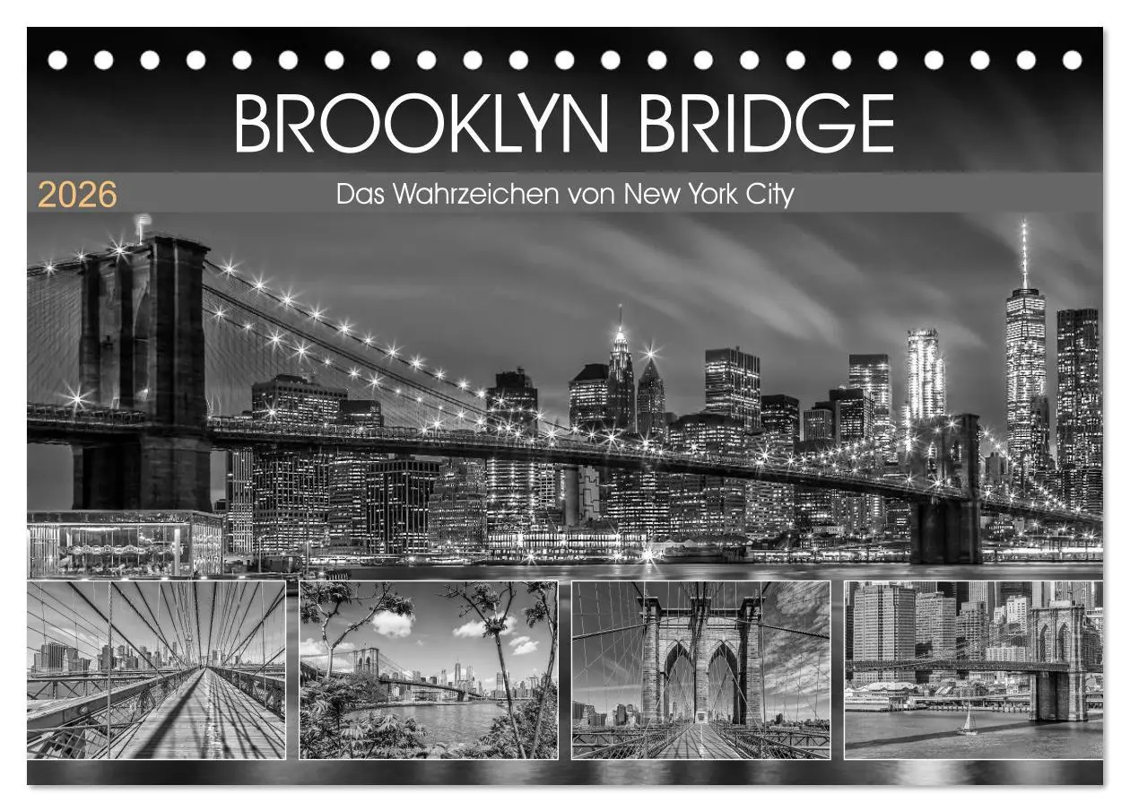 Cover: 9783516181937 | BROOKLYN BRIDGE Das Wahrzeichen von New York City (Tischkalender...