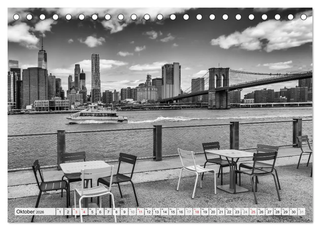 Bild: 9783516181937 | BROOKLYN BRIDGE Das Wahrzeichen von New York City (Tischkalender...