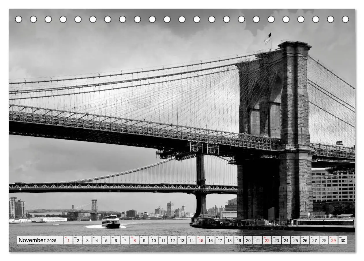 Bild: 9783516181937 | BROOKLYN BRIDGE Das Wahrzeichen von New York City (Tischkalender...