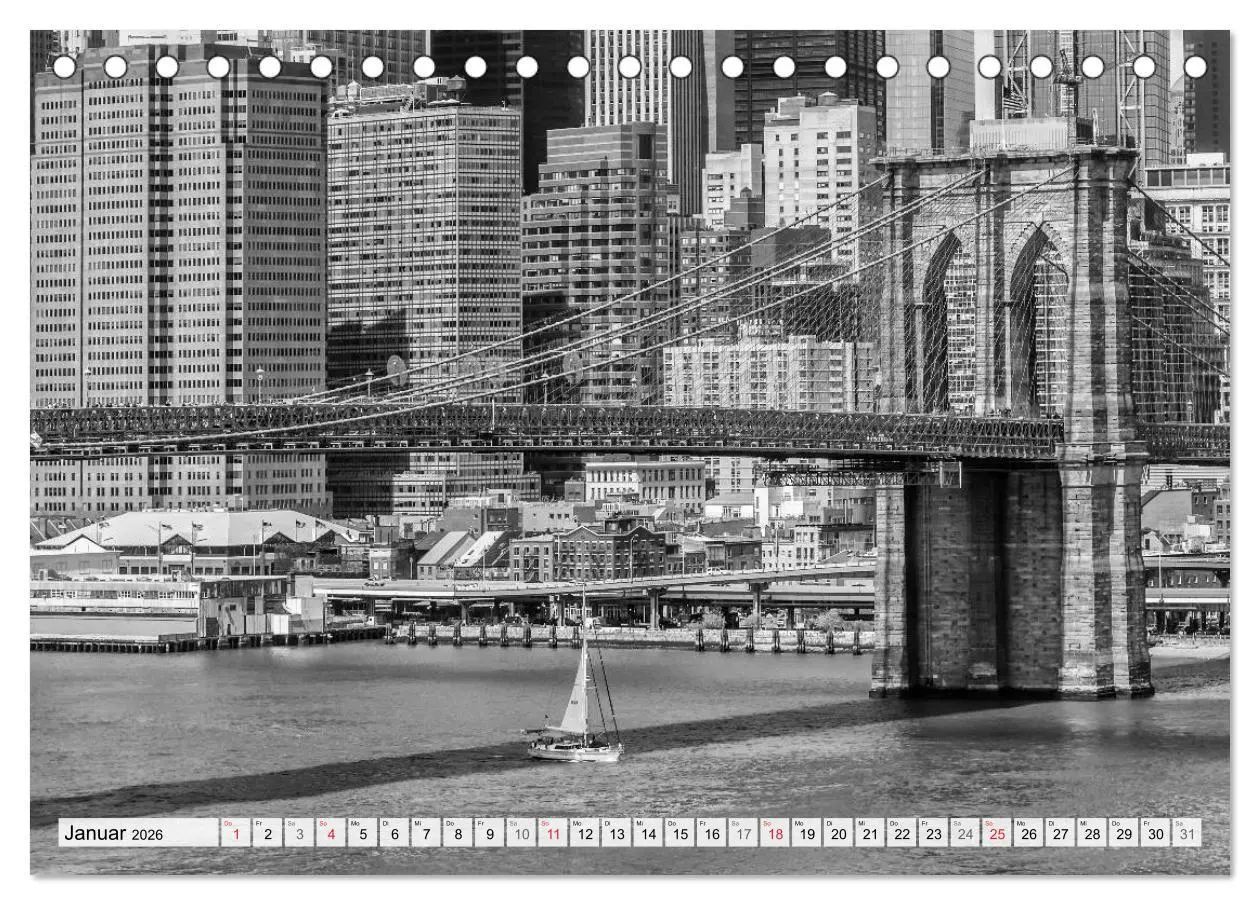 Bild: 9783516181937 | BROOKLYN BRIDGE Das Wahrzeichen von New York City (Tischkalender...