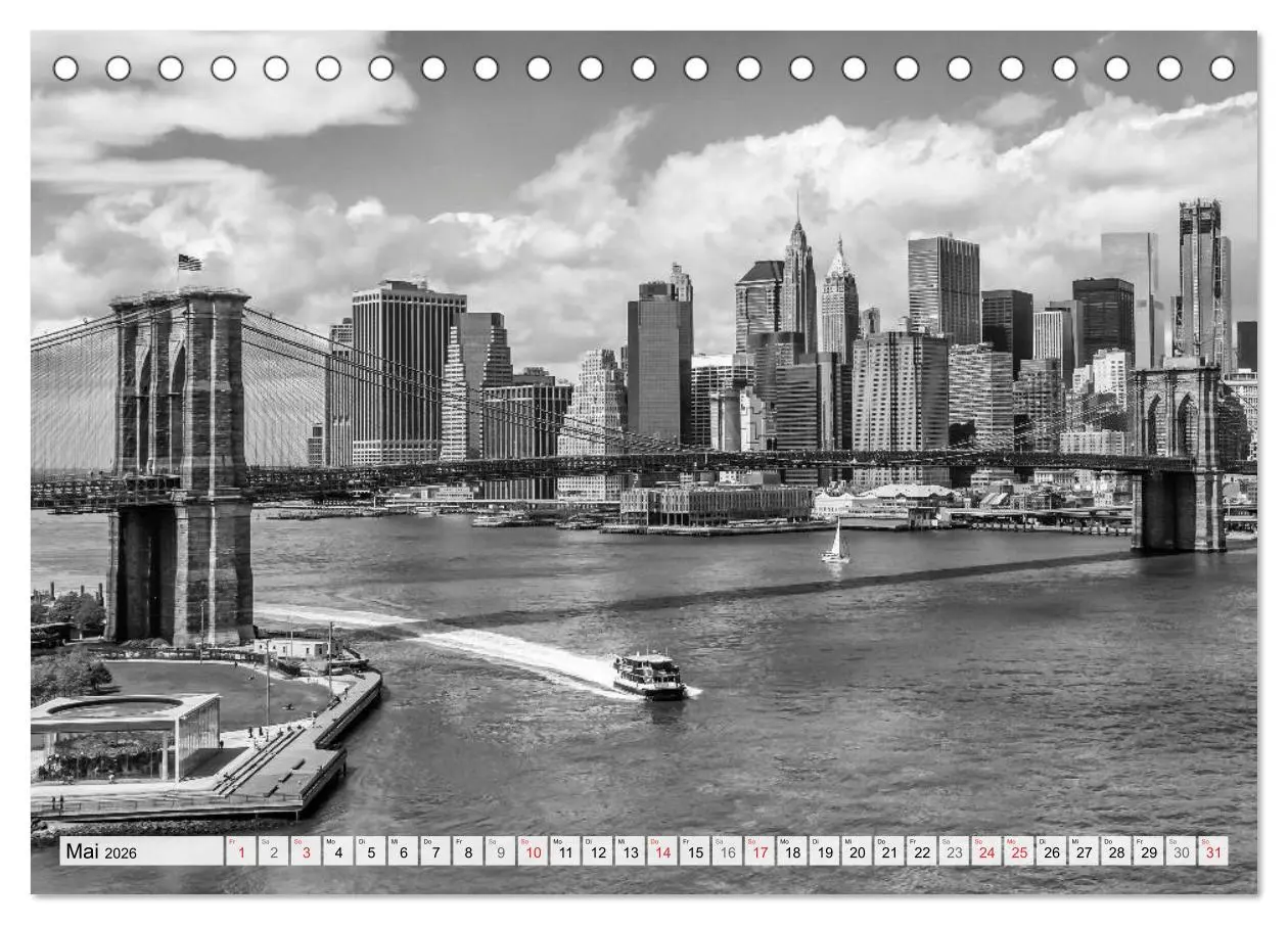 Bild: 9783516181937 | BROOKLYN BRIDGE Das Wahrzeichen von New York City (Tischkalender...