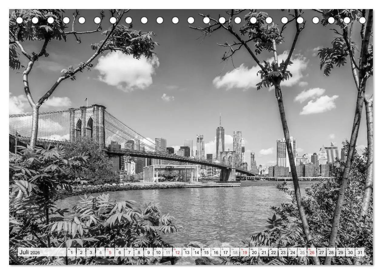 Bild: 9783516181937 | BROOKLYN BRIDGE Das Wahrzeichen von New York City (Tischkalender...