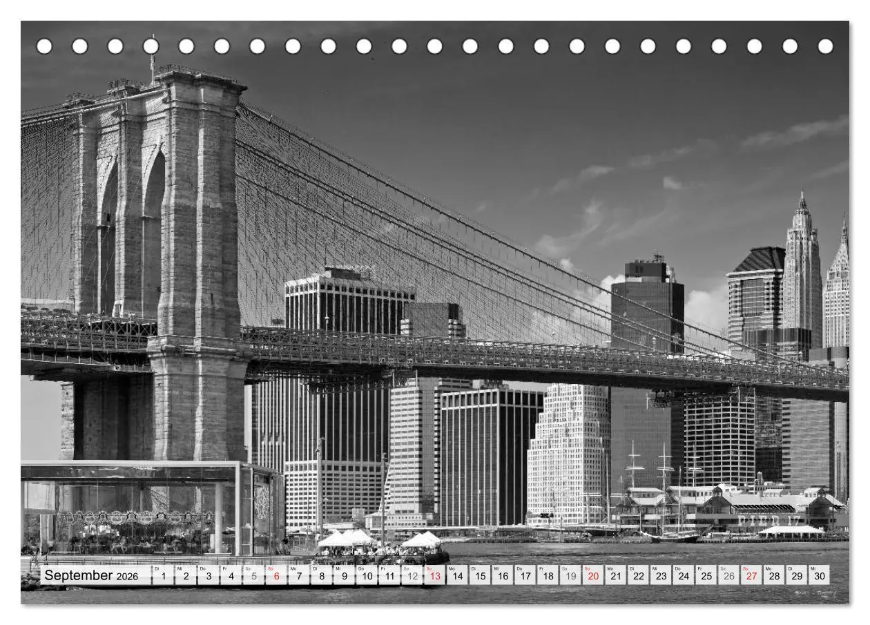 Bild: 9783516181937 | BROOKLYN BRIDGE Das Wahrzeichen von New York City (Tischkalender...