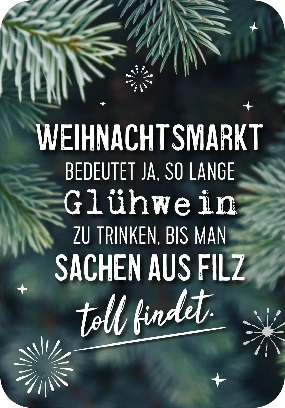 Bild: 9783845861937 | Klein, aber gemein | 24 böse Sprüche für Weihnachtshasser | Buch