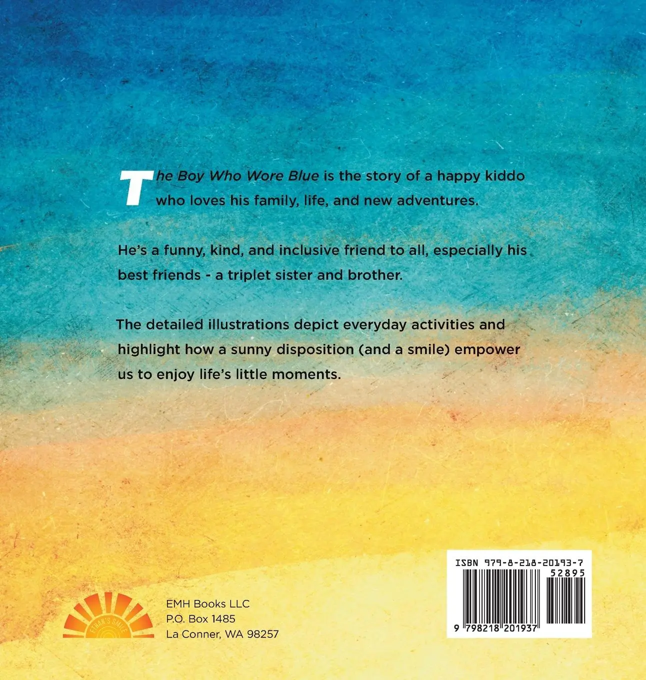 Rückseite: 9798218201937 | The Boy Who Wore Blue | Stacy Chapin | Buch | Englisch | 2023