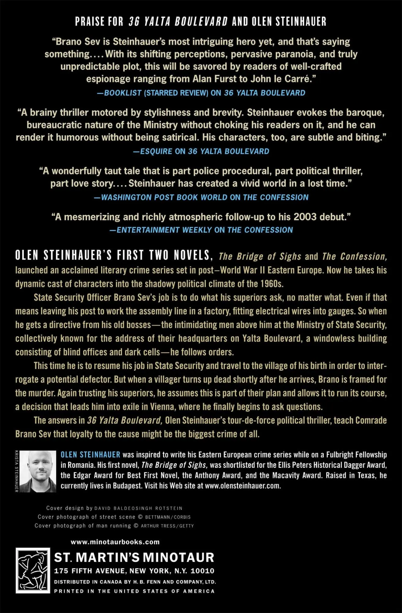 Rückseite: 9780312332037 | 36 Yalta Boulevard | Olen Steinhauer | Taschenbuch | Englisch | 2006