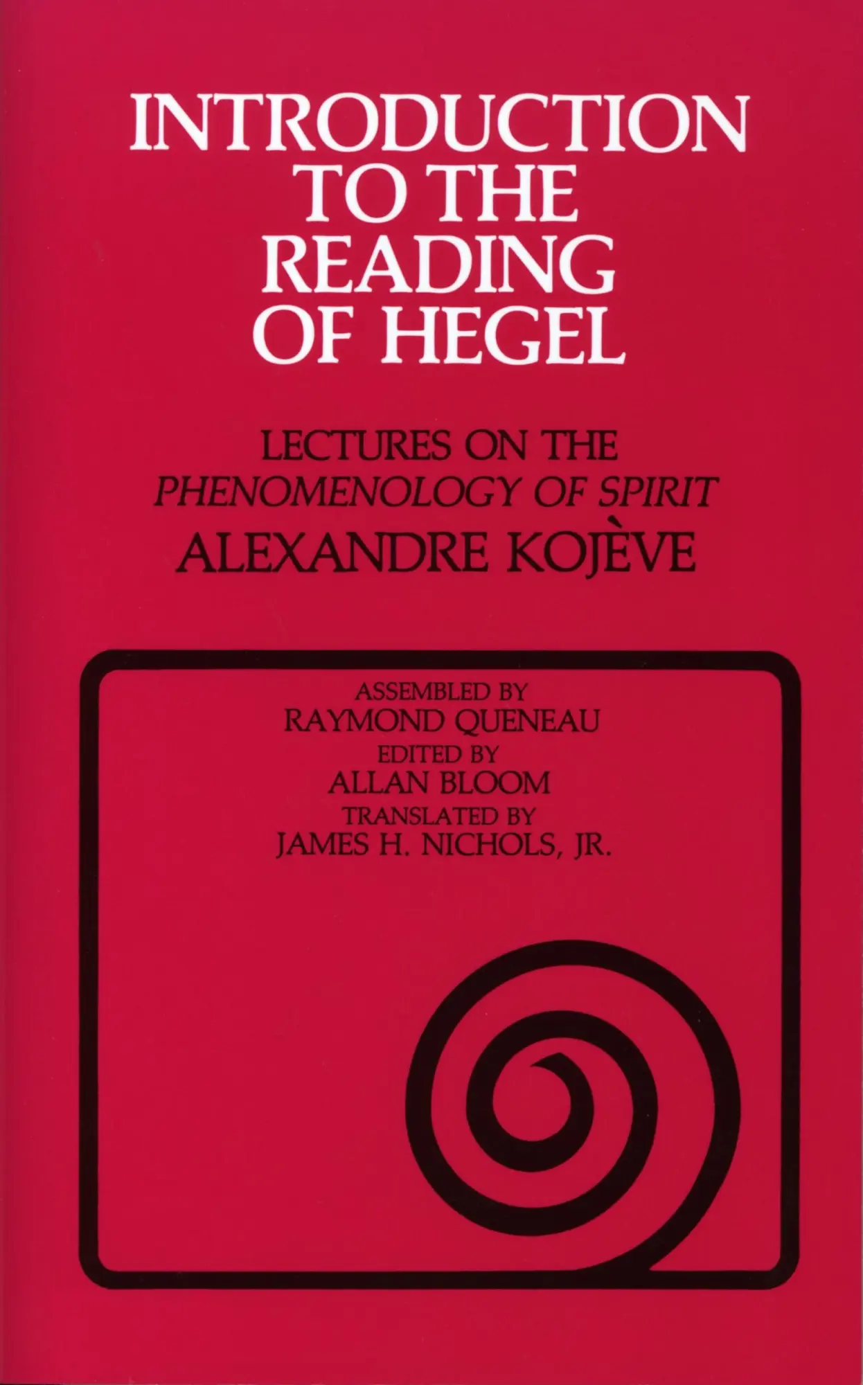 Cover: 9780801492037 | Introduction to the Reading of Hegel | Alexandre Kojeve | Taschenbuch
