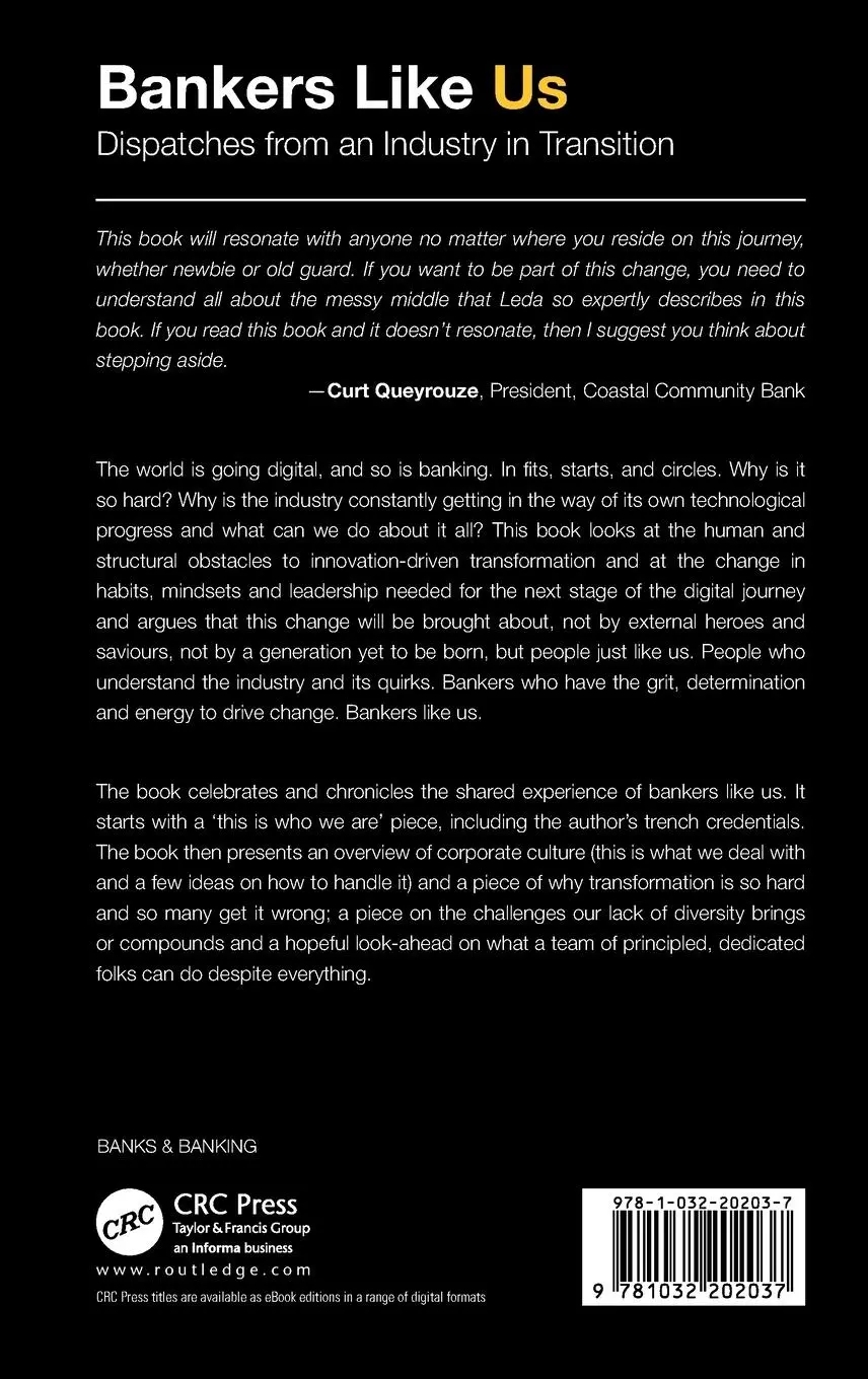 Rückseite: 9781032202037 | Bankers Like Us | Dispatches from an Industry in Transition | Glyptis