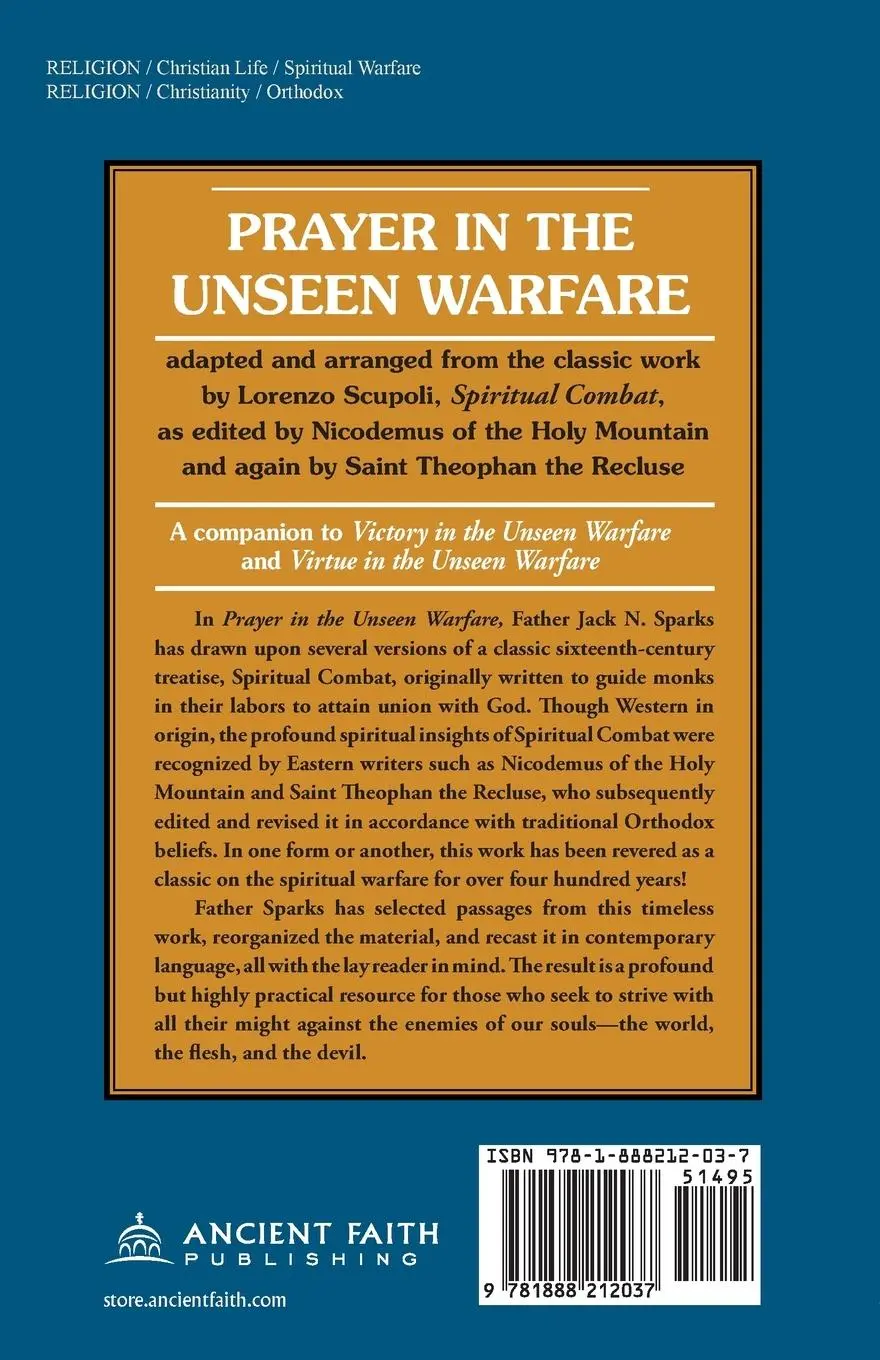 Rückseite: 9781888212037 | Prayer in the Unseen Warfare | Jack N. Sparks | Taschenbuch | Englisch