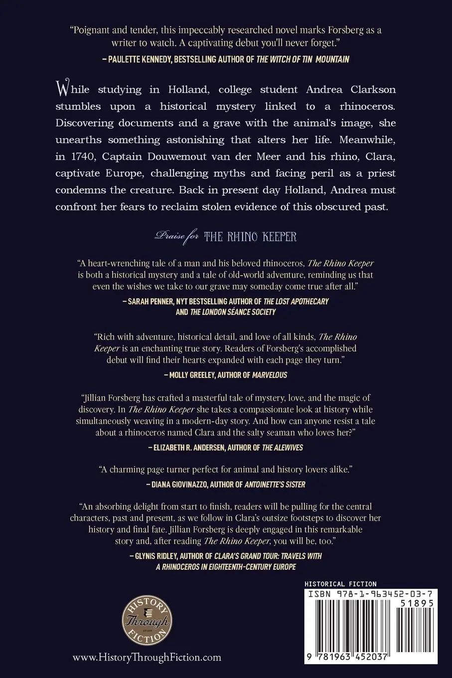 Rückseite: 9781963452037 | The Rhino Keeper | Jillian Forsberg | Taschenbuch | Englisch | 2024