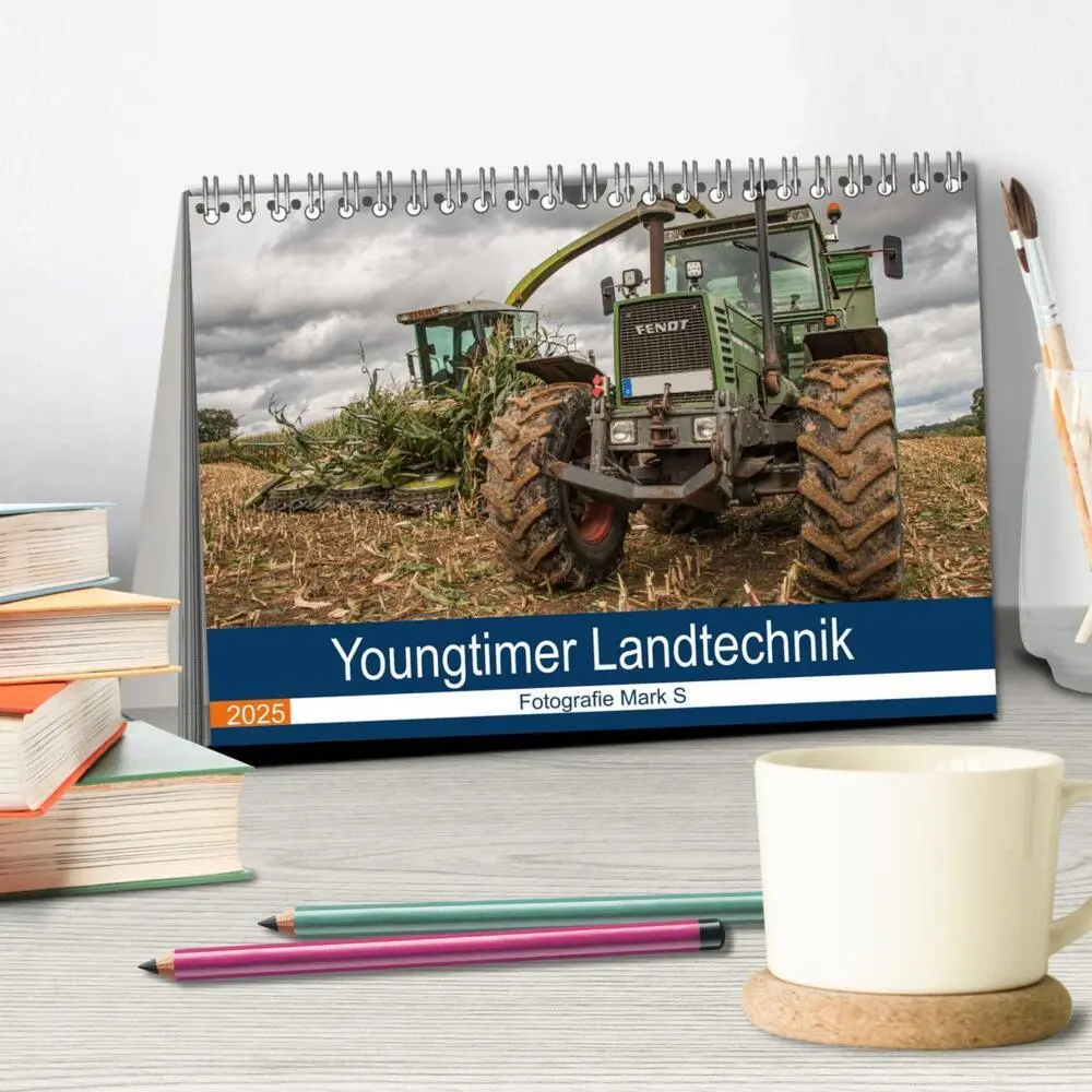 Bild: 9783435102037 | Youngtimer Landtechnik (Tischkalender 2025 DIN A5 quer), CALVENDO...