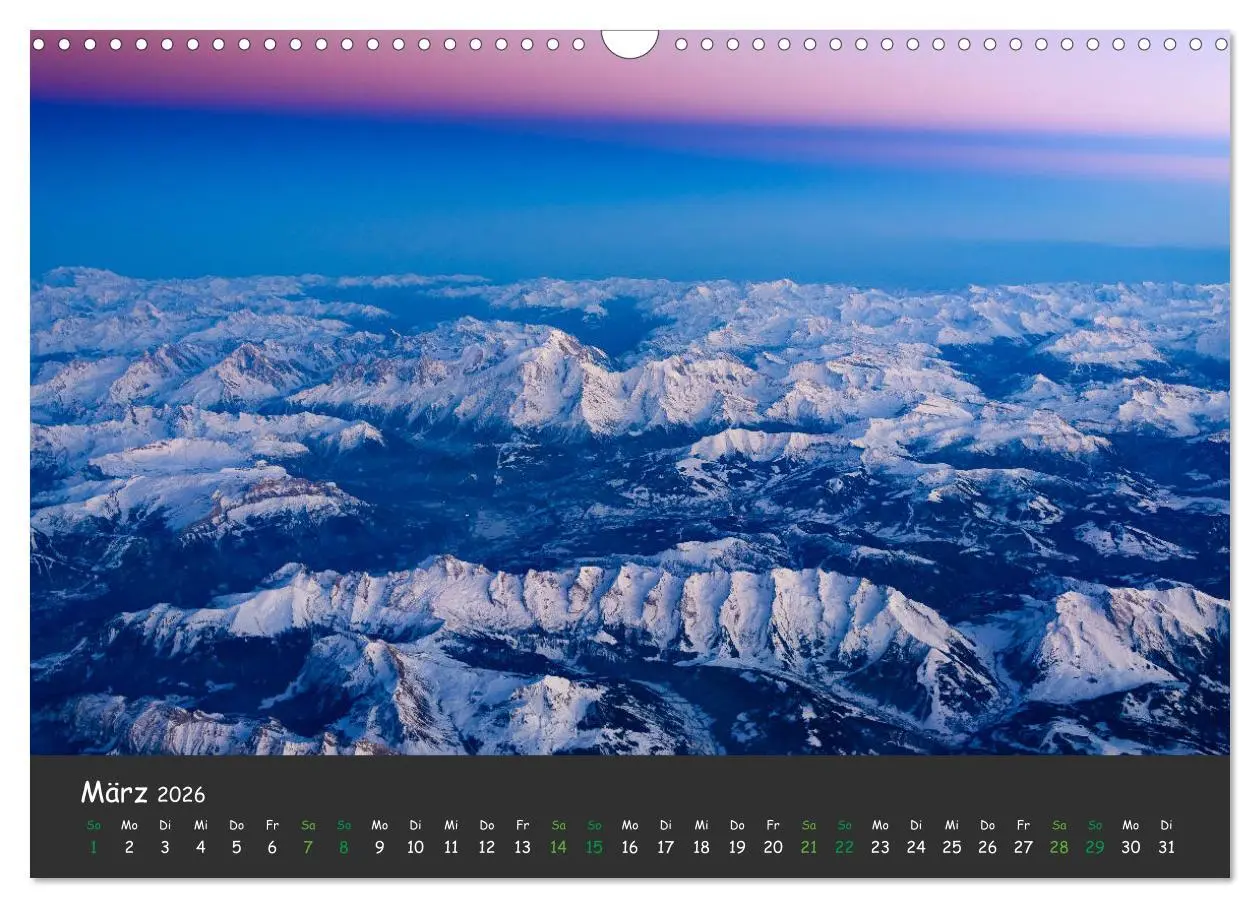 Bild: 9783457812037 | Pilot's-eye view - Die Welt von oben (Wandkalender 2026 DIN A3...