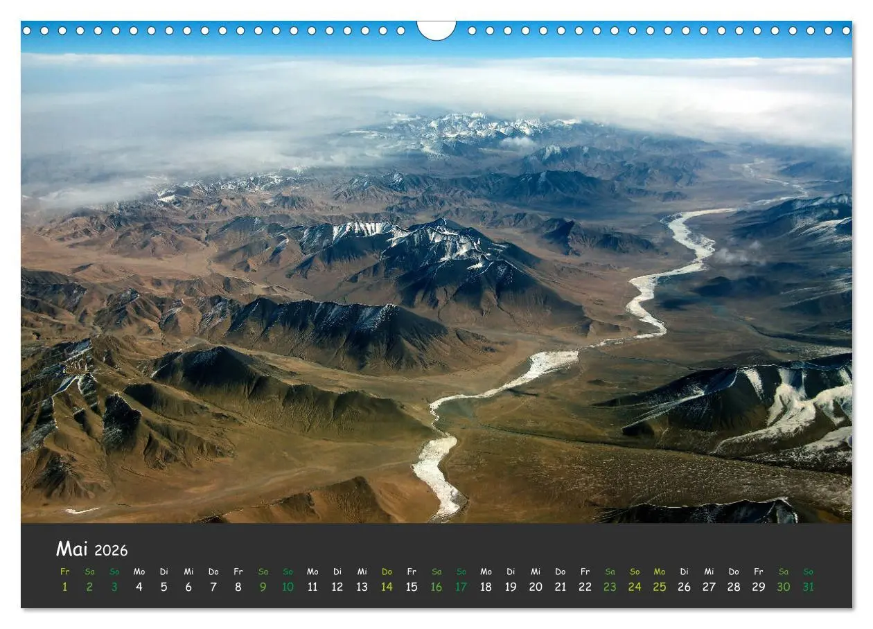Bild: 9783457812037 | Pilot's-eye view - Die Welt von oben (Wandkalender 2026 DIN A3...