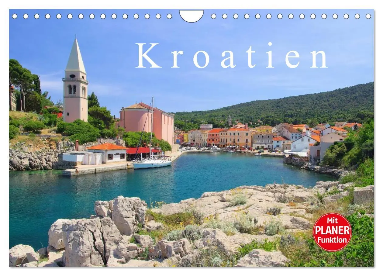 Cover: 9783457982037 | Kroatien (Wandkalender 2026 DIN A4 quer), CALVENDO Monatskalender