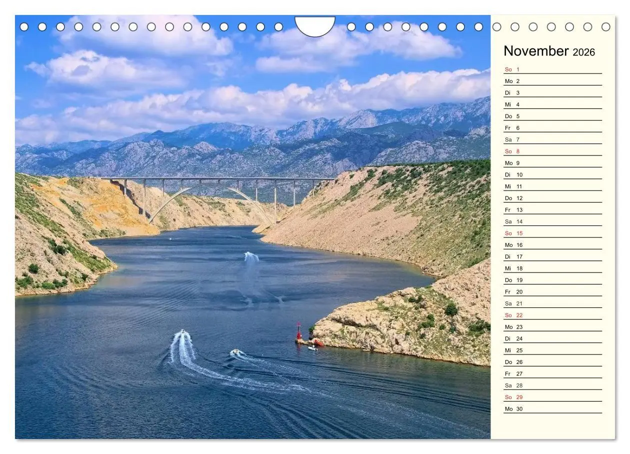 Bild: 9783457982037 | Kroatien (Wandkalender 2026 DIN A4 quer), CALVENDO Monatskalender
